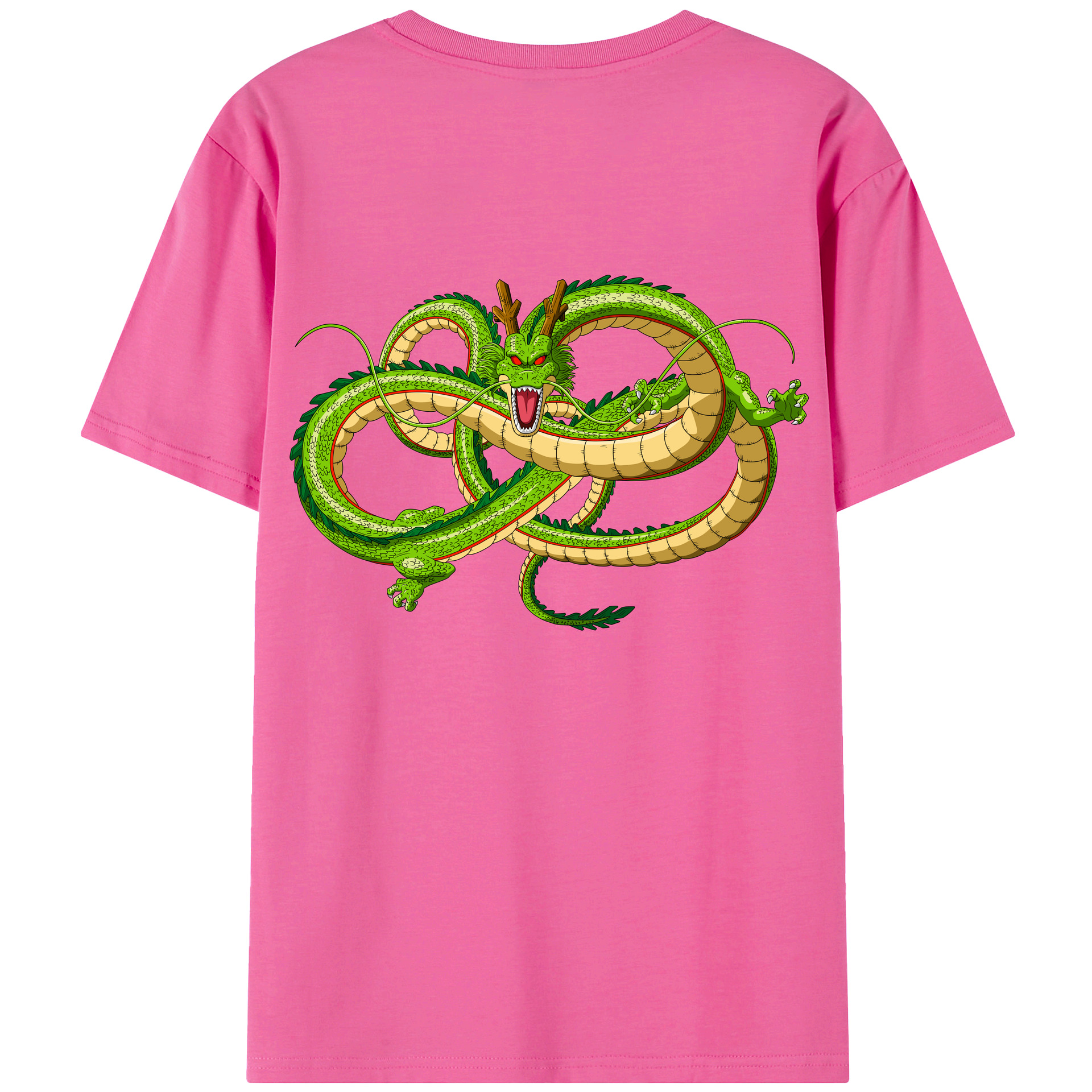 （画像用） ドラゴンボール 神龍 シェンロン DRAGON BALL Shenron レディース半袖Tシャツ(バックプリント)